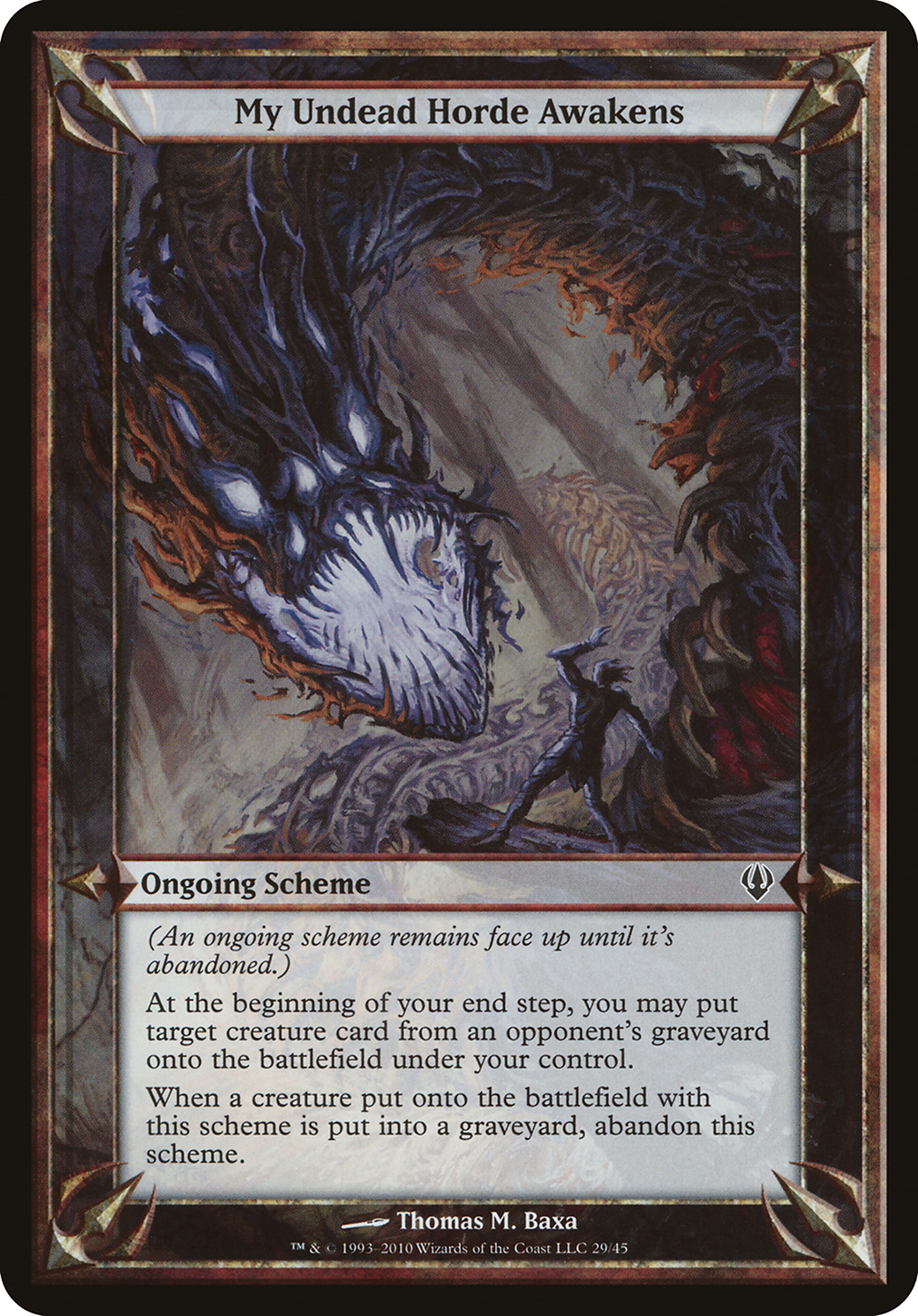 Image of My Undead Horde Awakens (Archenemy) (OVER-) - Archenemy Schemes