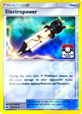 Image of Electropower 172/214  - Reverse Holofoil League & Championship Cards - Promo