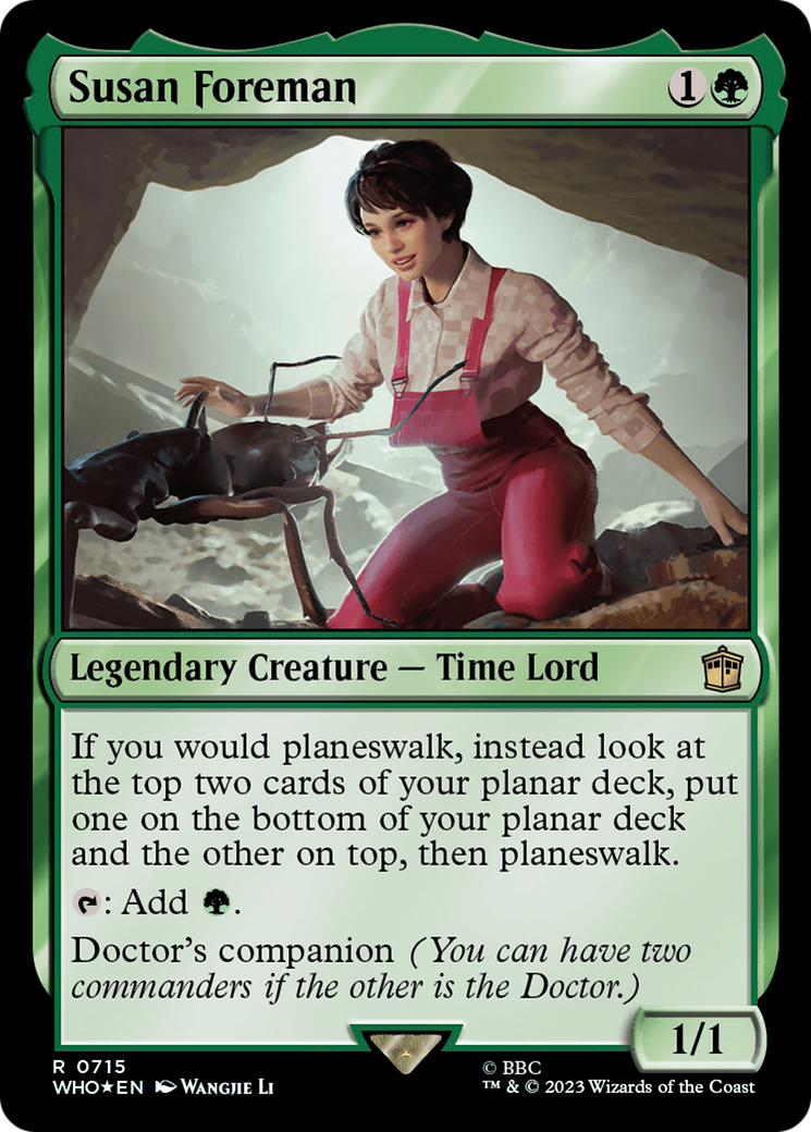 Image of Susan Foreman (Surge Foil) (WHO-715) - Doctor Who Foil
