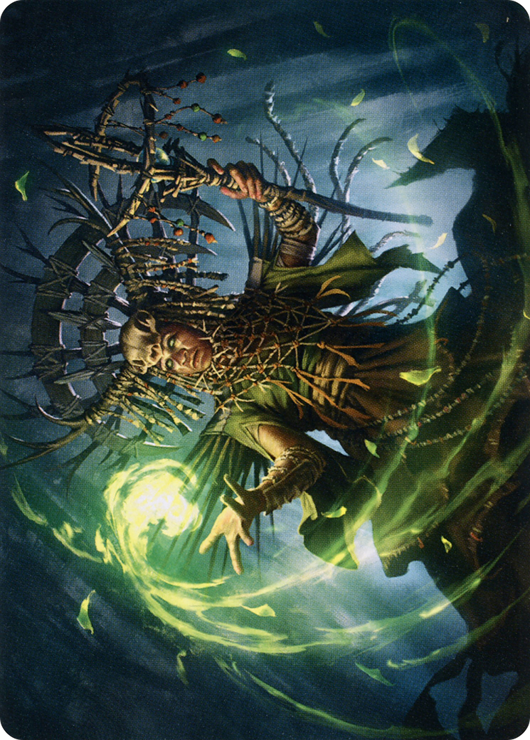 Image of Katilda, Dawnhart Prime // Katilda, Dawnhart Prime (AMID-062) - Midnight Hunt Art Series (Borderless)