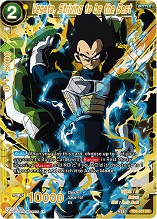 Image of Vegeta, Striving to be the Best (TB3-051) - Clash of Fates