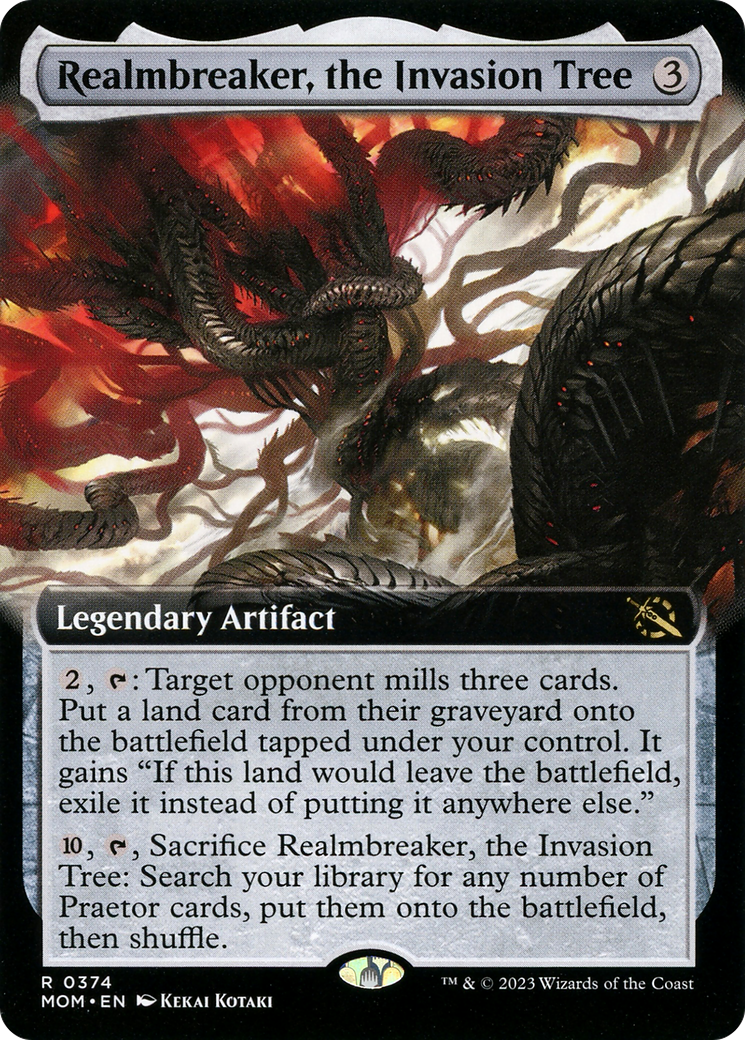 Image of Realmbreaker, the Invasion Tree (Extended Art) (MOM-374) - March of the Machine: (Extended Art)