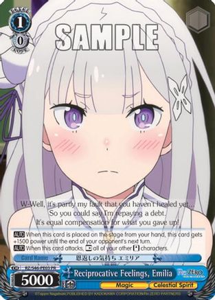 Image of Reciprocative Feelings, Emilia (RZ/S46-PE03) - Re:ZERO