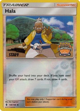 Image of Hala 126/145  - Reverse Holofoil League & Championship Cards - Promo