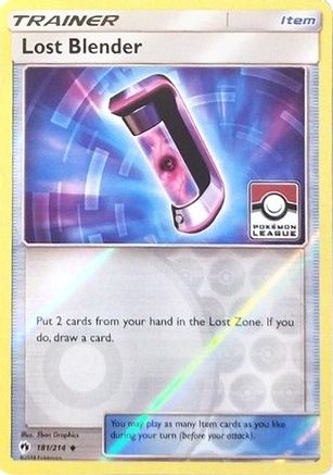 Image of Lost Blender 181/214  - Reverse Holofoil League & Championship Cards - Promo