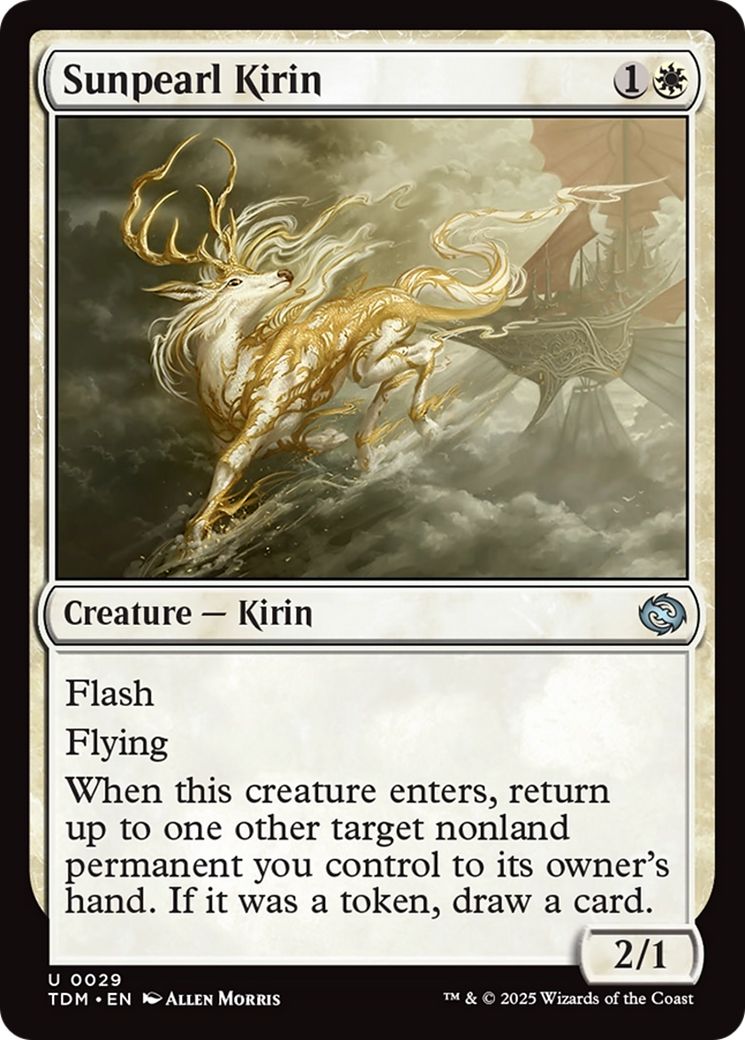 Image of Sunpearl Kirin (TDM-029) - Tarkir: Dragonstorm