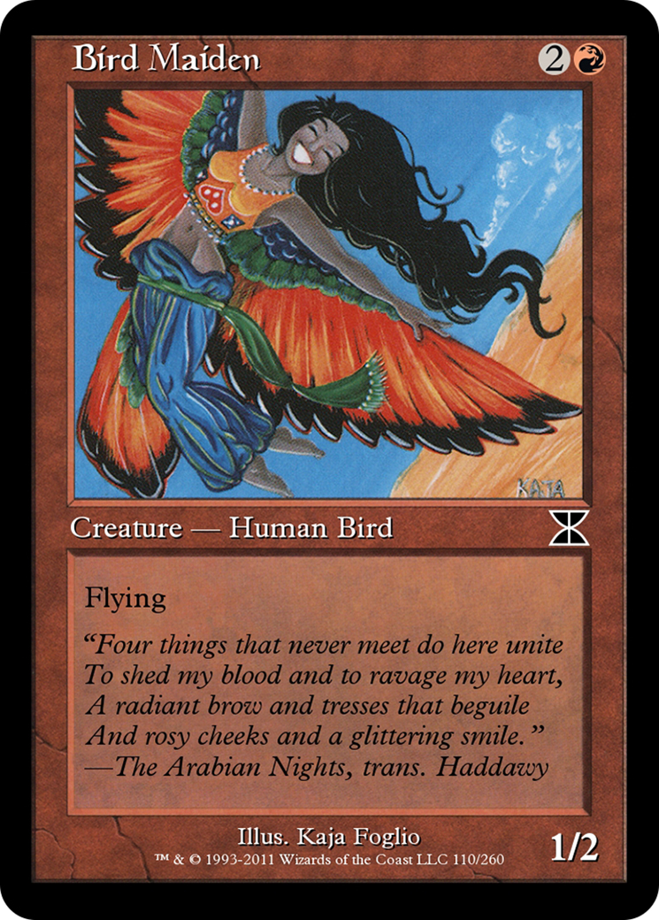 Image of Bird Maiden (ME4-110) - Masters Edition IV Foil