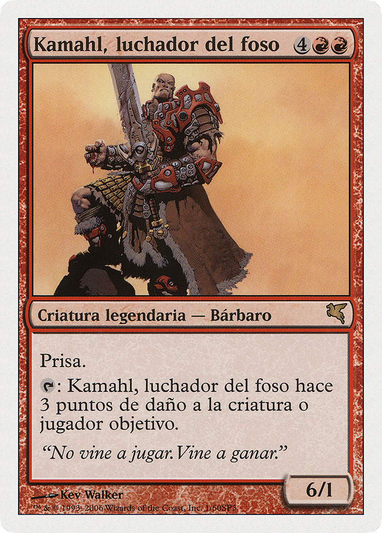 Image of Kamahl, Pit Fighter (Italian) - 