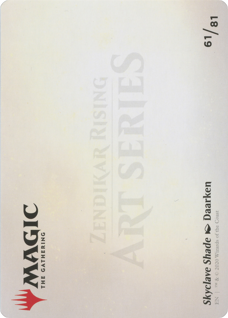 Image of Skyclave Shade // Skyclave Shade (AZNR-061) - Zendikar Rising Art Series (Borderless) Foil