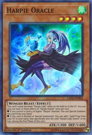 Image of Harpie Oracle (LED4-EN002) - Legendary Duelists: Sisters of the Rose 1st Edition