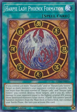 Image of Harpie Lady Phoenix Formation (LED4-EN010) - Legendary Duelists: Sisters of the Rose 1st Edition