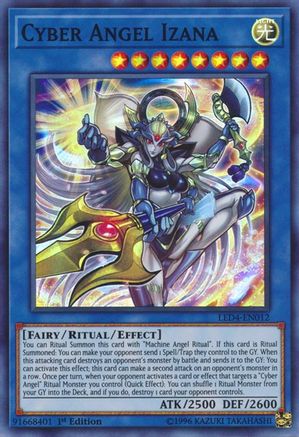 Image of Cyber Angel Izana (LED4-EN012) - Legendary Duelists: Sisters of the Rose 1st Edition