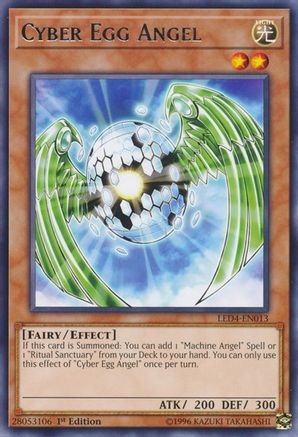 Image of Cyber Egg Angel (LED4-EN013) - Legendary Duelists: Sisters of the Rose 1st Edition