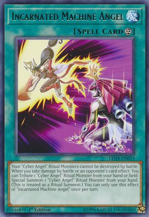 Image of Incarnated Machine Angel (LED4-EN015) - Legendary Duelists: Sisters of the Rose 1st Edition