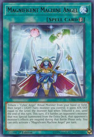 Image of Magnificent Machine Angel (LED4-EN016) - Legendary Duelists: Sisters of the Rose 1st Edition