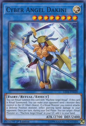 Image of Cyber Angel Dakini (LED4-EN020) - Legendary Duelists: Sisters of the Rose 1st Edition