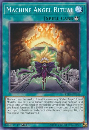 Image of Machine Angel Ritual (LED4-EN021) - Legendary Duelists: Sisters of the Rose 1st Edition