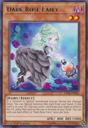 Image of Dark Rose Fairy (LED4-EN024) - Legendary Duelists: Sisters of the Rose 1st Edition
