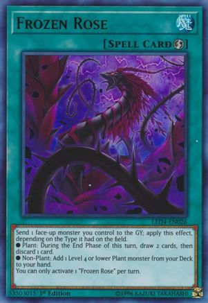 Image of Frozen Rose (LED4-EN026) - Legendary Duelists: Sisters of the Rose 1st Edition