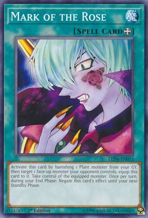 Image of Mark of the Rose (LED4-EN033) - Legendary Duelists: Sisters of the Rose 1st Edition