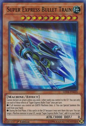 Image of Super Express Bullet Train (LED4-EN035) - Legendary Duelists: Sisters of the Rose 1st Edition