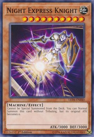Image of Night Express Knight (LED4-EN040) - Legendary Duelists: Sisters of the Rose 1st Edition
