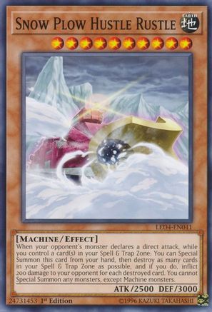 Image of Snow Plow Hustle Rustle (LED4-EN041) - Legendary Duelists: Sisters of the Rose 1st Edition