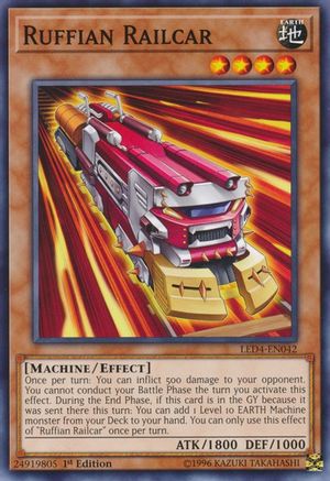 Image of Ruffian Railcar (LED4-EN042) - Legendary Duelists: Sisters of the Rose 1st Edition
