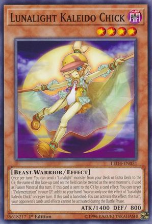 Image of Lunalight Kaleido Chick (LED4-EN051) - Legendary Duelists: Sisters of the Rose 1st Edition
