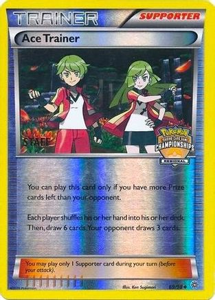 Image of Ace Trainer (Regional Championships) [Staff] 069/98  - Reverse Holofoil League & Championship Cards - Promo