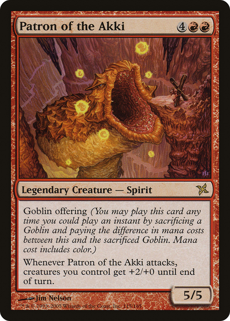 Image of Patron of the Akki (BOK-115) - Betrayers of Kamigawa Foil