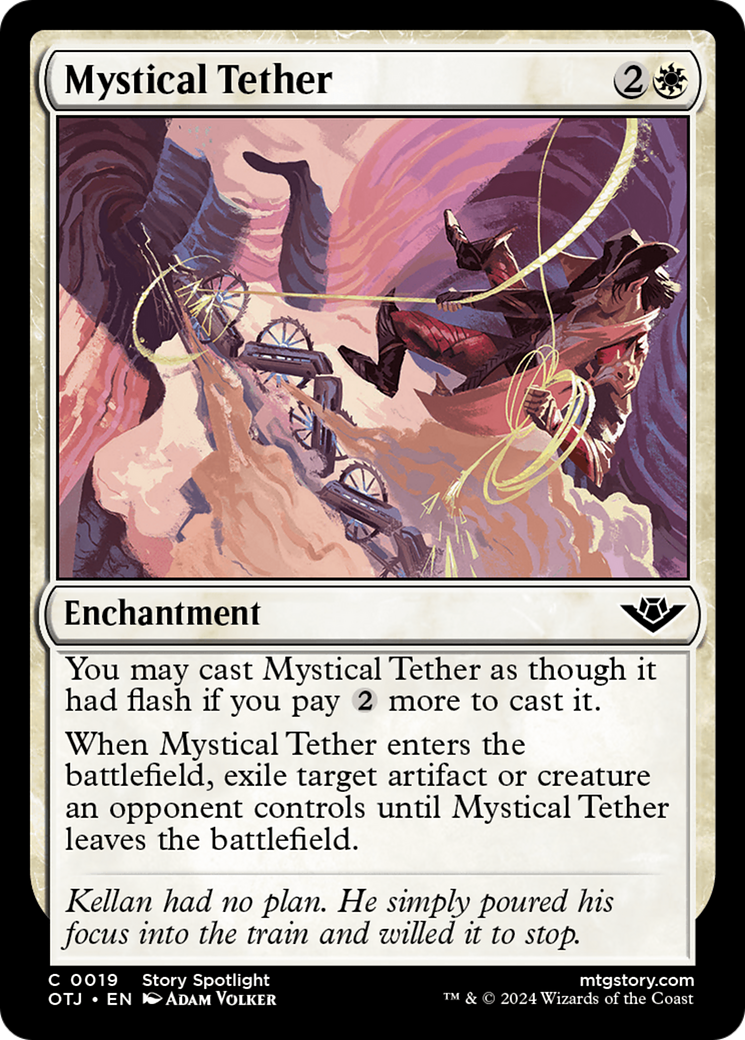 Image of Mystical Tether (OTJ-019) - Outlaws of Thunder Junction Foil