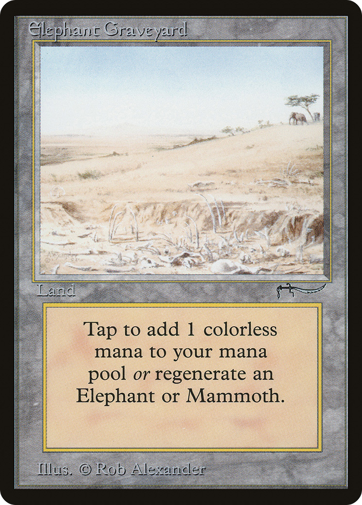 Image of Elephant Graveyard (ARN-) - Arabian Nights