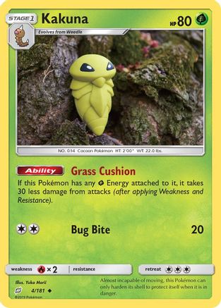 Image of Kakuna 004/181  SM  Team Up - Uncommon