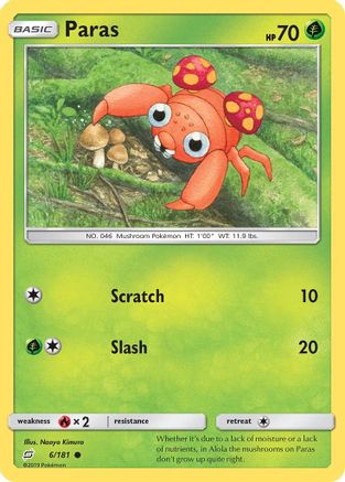 Image of Paras 006/181  SM  Team Up - Common