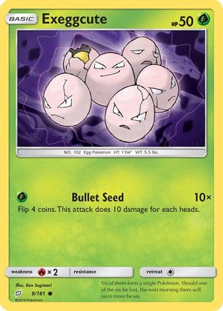 Image of Exeggcute 008  SM  Team Up - Common