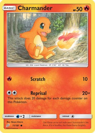 Image of Charmander (11) 011/181  SM  Team Up - Common