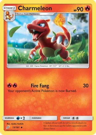 Image of Charmeleon 013/181  SM  Team Up - Uncommon
