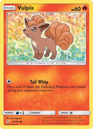 Image of Vulpix 015/181  SM  Team Up - Common