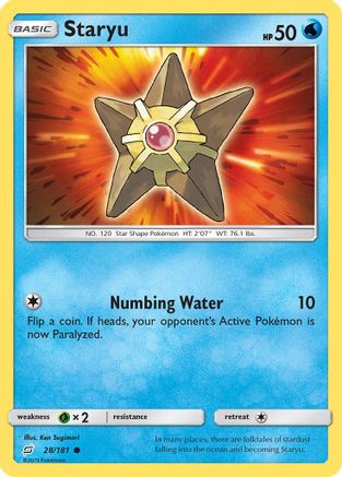 Image of Staryu 028  SM  Team Up - Common