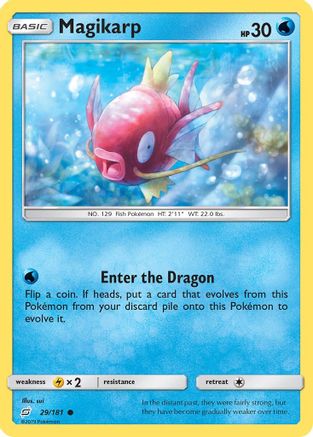 Image of Magikarp 029/181  - Reverse Holofoil SM  Team Up - Common