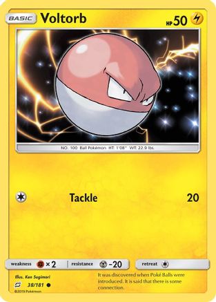 Image of Voltorb 038/181  SM  Team Up - Common