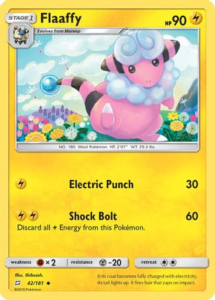 Image of Flaaffy 042/181  SM  Team Up - Uncommon