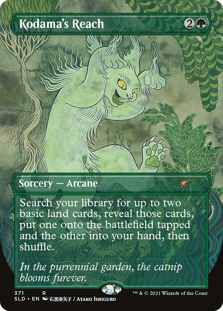 Image of Kodama's Reach (SLD-371) - Secret Lair Drop (Borderless) Foil