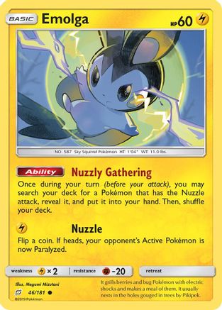 Image of Emolga 046/181  SM  Team Up - Common