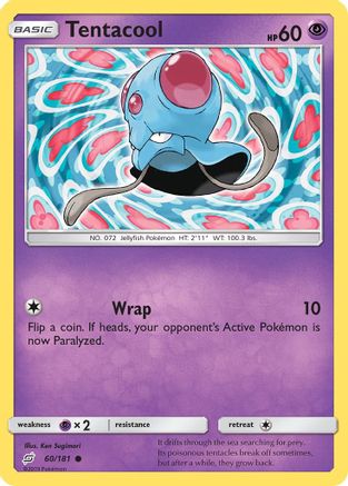 Image of Tentacool 060  SM  Team Up - Common