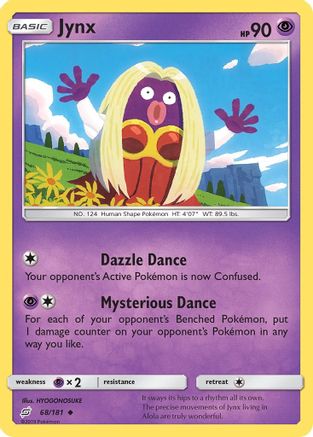 Image of Jynx 068/181  SM  Team Up - Uncommon