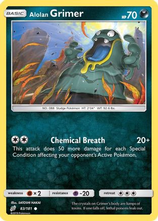 Image of Alolan Grimer 083/181  SM  Team Up - Common