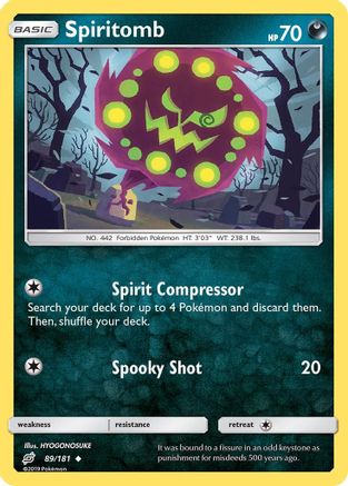 Image of Spiritomb 089  SM  Team Up - Uncommon