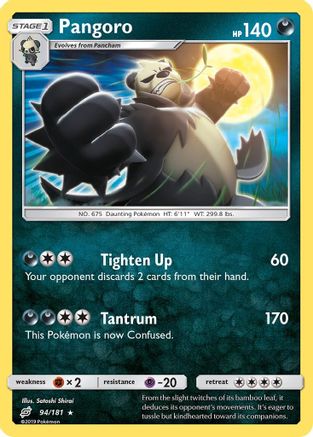Image of Pangoro 094  - Reverse Holofoil SM  Team Up - Rare